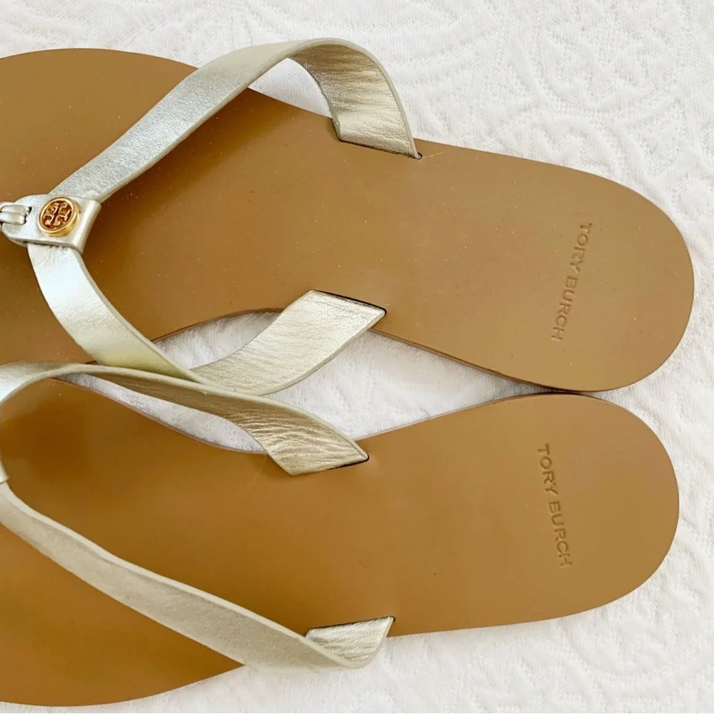 Tory Burch‎ Manon Thong Sandal, Metallic / Gold